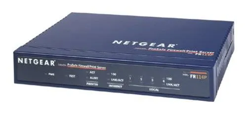 NETGEAR FR114P Кабельный/DSL брандмауэр/сервер печати ProSafe - маршрутизатор - Ethereum