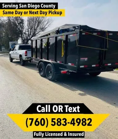 ?? Вывоз мусора, демонтаж, уборка заросших территорий ☎️ 760-583-4982 ☎