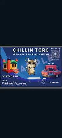 Механический бык Chillin Toro и прокат оборудования для вечеринок