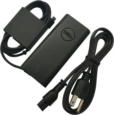 Совершенно новое зарядное устройство для ноутбука Dell мощностью 65 Вт (USB-C).