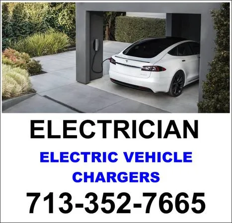 713-352-7665 - Доступный электрик - Установка автомобильных зарядных устройств < = = =