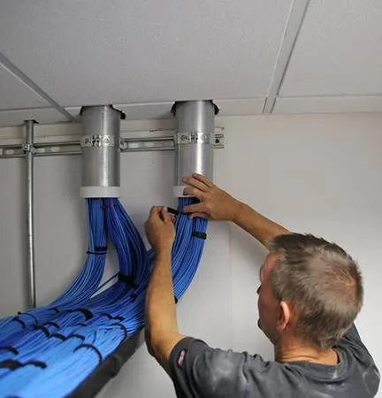 ИТ-поддержка | Кабельная разводка CAT6/CAT5E | Установка камер видеонаблюдения