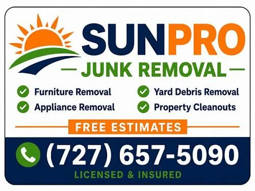 ☀️ SunPro Junk Removal | Бесплатная оценка стоимости | ☀️