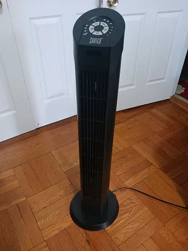 Электрический вентилятор Sunter SFC (почти новый) — мощный и тихий