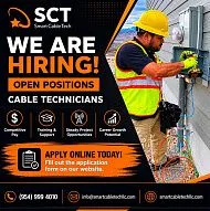 SMART CABLE TECH is looking for cable technicians!