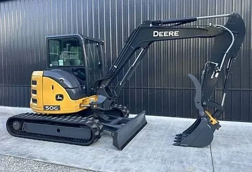Мини-экскаватор John Deere 50G 2020 года выпуска!