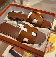 Hermes тапочки 