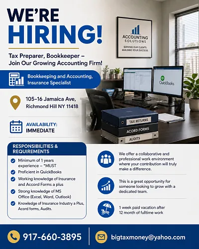 Bookkeeping, Accounting and Insurance Office (Richmond Hill)