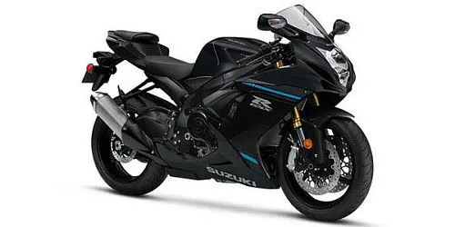 Suzuki GSX-R750 2024 года, цвет металлик матовый черный №2 и черный с блестками.