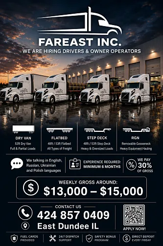 CDL driver 15000$