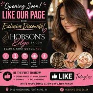 Скоро откроется новый салон красоты – Hobson's Edge Hair Studio.