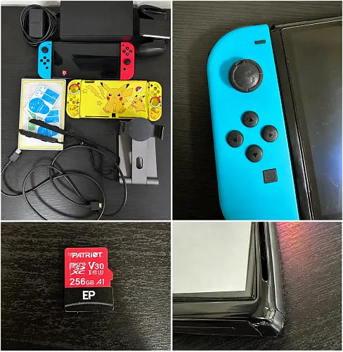Nintendo Switch OLED — Complete Set + Accessories — $230