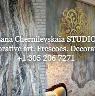 Lana Chernilevskaia STUDIO Murals. Decorative art. Frescoes. Decorative plasters