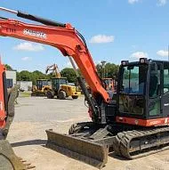 Гидравлический компактный экскаватор Kubota KX080-4 2016 года выпуска!