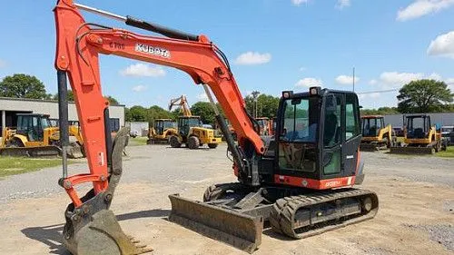 Гидравлический компактный экскаватор Kubota KX080-4 2016 года выпуска!