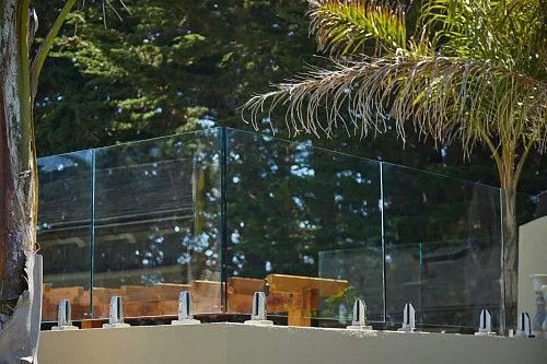 Glass railings