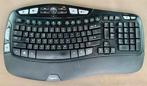 Беспроводная и Bluetooth эргономичная клавиатура Logitech K350 для ПК и компьютера.