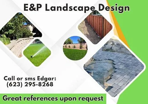 Компания EDGAR Landscaping. Искусственная трава, бетон, заборы, деревья.