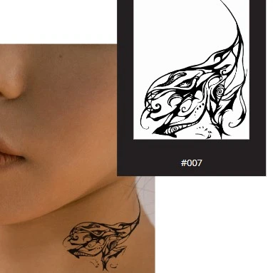 Roxy, Sketch of Tattoo