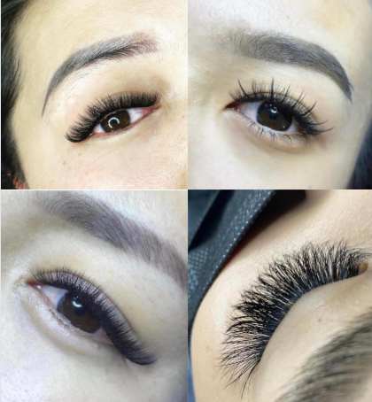 Professional lash maker Karlygach Abdiyeva