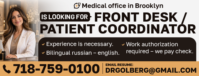 718-759-0100 HIRING FRONT DESK PATIENT COORDINATOR_650х250.png 718-759-0100 HIRING FRONT DESK PATIENT COORDINATOR_650х250.png