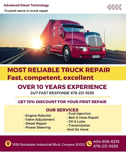 Advanced Diesel Technology LLC - Профессиональный сервис для траков и ваш надежный па...