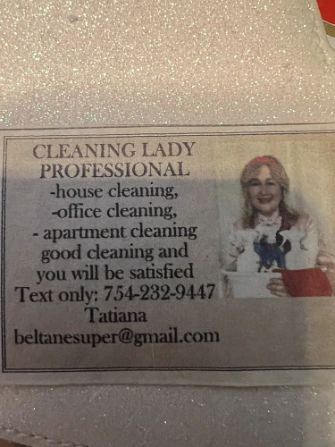 Cleaning lady professional