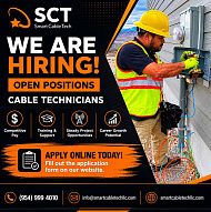 SMART CABLE TECH is looking for cable technicians!