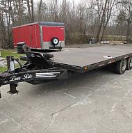 Прицеп Dun Rite Power Tilt Trailer 2003 года выпуска с лебедкой.