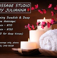 Julianna, Massage studio