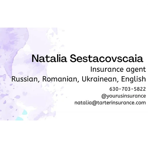 Natalia Sestacoscaia, Insurance Agent