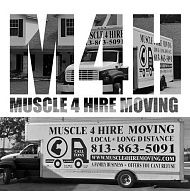 Компания MUSCLE4HIRE MOVING - 5-звездочный рейтинг - Позвольте нам взять на себя тяжелую работу по подъему грузов.