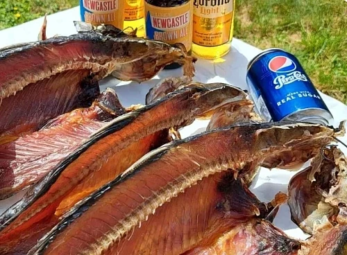 Слабо солёный, Вяленый, Копчений, Живой Карп