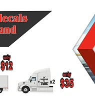 Custom Vinyl decals for Truck and Trailers / Дизайн наклеек для траков