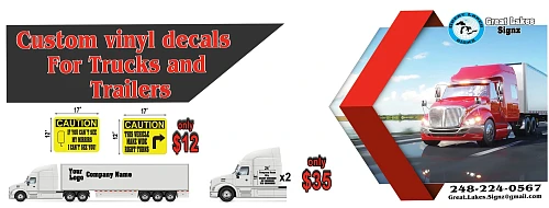 Custom Vinyl decals for Truck and Trailers / Дизайн наклеек для траков