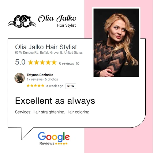Olia Jalko | Hair Stylist