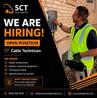 SMART CABLE TECH is looking for cable technicians!