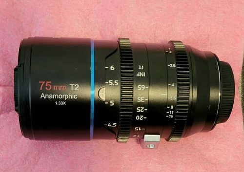 СРОЧНО  ПРОФИ оьякти75mm Anamorphic Prime Cinema Lens f/2.0 Max Aperture