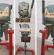 Видео запуска двигателя Evinrude 7 1/2 л.с. 1955 года выпуска, с коротким валом.