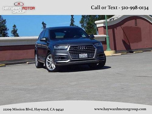 Audi Q7 Prestige SUV 2018 года, цвет графитово-серый металлик.