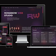 Site creation, Design development, Advertising - Romanow Web Studio