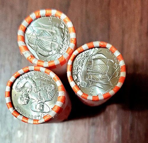 1776-2026 Mayflower Bank Wrapped Roll, UNC. 