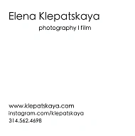 Elena Klepatskaya, Photography & Film