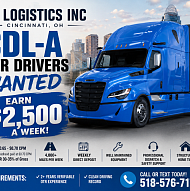 CDL-A OTR Driver / CDL-A OTR Водитель  | DS LOGISTICS INC  Earn / Доход $2,500+ Per Week 