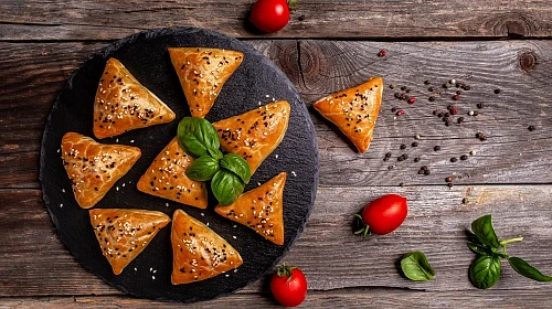 Домашние Татарские Эчпочмаки с Мясом