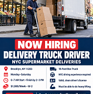 Box Truck Driver - Supermarket Delivery